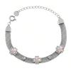 Fashion Trend New Flower Mesh Bracelet Women's Niche Gold-plated High-end Hand Jewelry