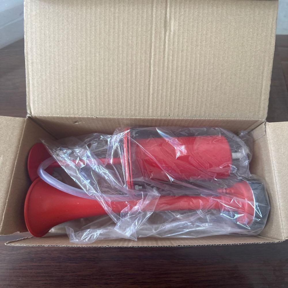 Creativity Metal Air Horns Loud Sounds Easy Installation Bike Horn Classic Multipurpose Bicycle Horn For Any Vehicles