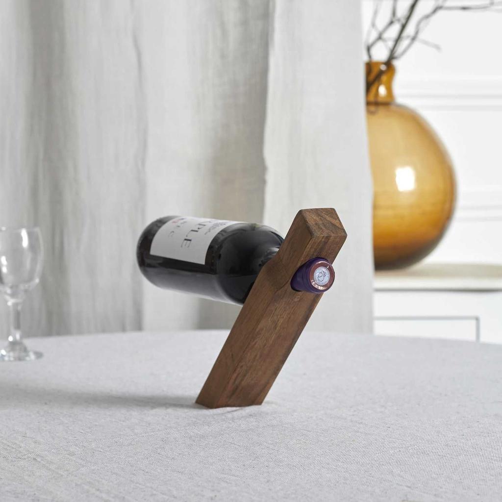 Stojak Na Wino Gravino Drewniany