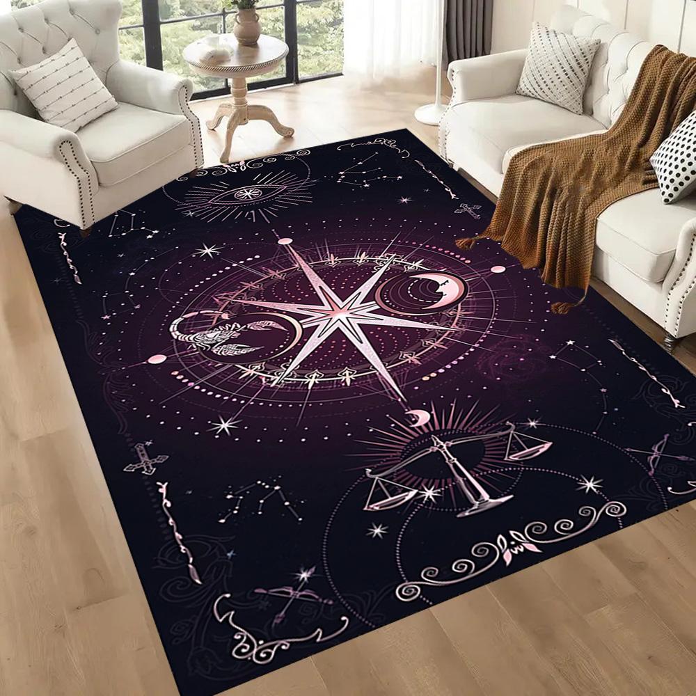 Celestial Harmony Floor Mats for Living Room, Bedroom and Room Decoration Are Suitable for Gifts.