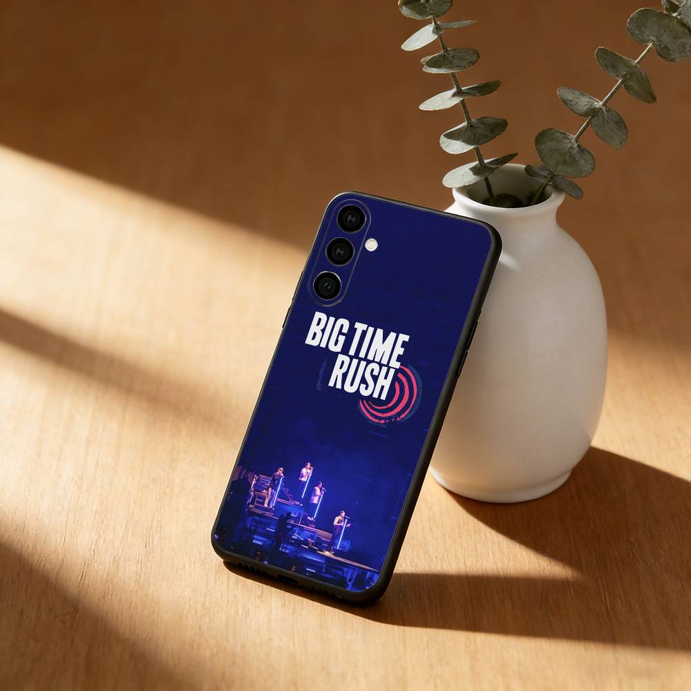 

BTR B-Big Time R-Rush Phone Case For Samsung Galaxy A91,80,73,72 ,71,53,52,32 ,31,22,21s,20,Soft Black Case Samsung a22 5g