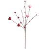 40cm  Artificial Heart-Shaped Flower Valentine's Day Decoration Berry Stem For Wedding Wreath Vase Filling DIY Home Party Decor