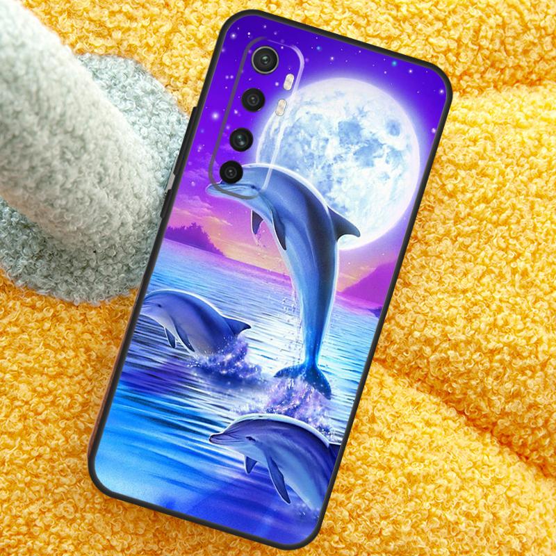Cute Dolphin Ocean Case For Xiaomi 17 Pro Max 13 14 15 Ultra 13T 14T 15T Cover For POCO X7 X5 X6 F5 F6 F7 F8 Pro