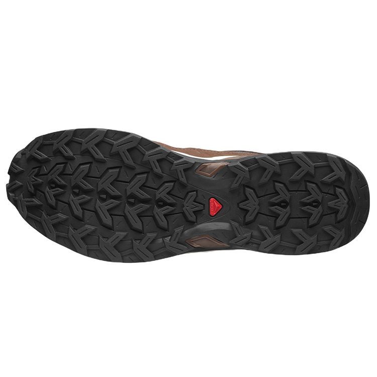 SALOMON XT-6 Shelter Low Leather Trendy Design Fabric Wear-Resistant Low-Top Running Shoes Unisex Sneakers Gray Brown Purple 414670