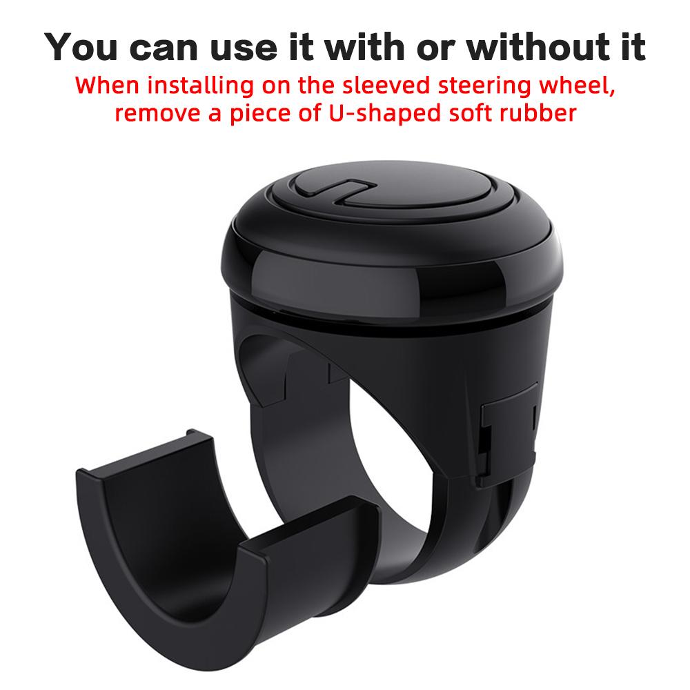 Buton rotativ universal pentru volan auto, 360 de grade, rotație, mâner de putere, Booster pentru mașina, camionul și barca