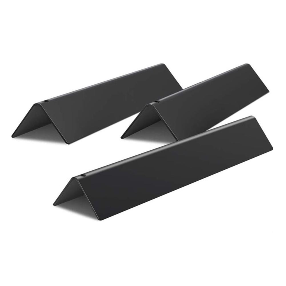 3Pcs Barbecue Insulation Board Heat Plate Enamel 387*90*60cm For Weber 7635 For Spirit I&II 200 Gas Grill Fire Divider