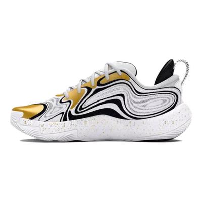 Spawn 6 'White Metallic Gold' Sneaker 3027263-100