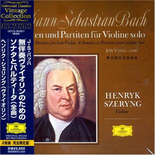 

CD HENRYK SZERYNG - Bach: Sonatas and Partitas for Solo UCCG95201 Deutsche Grammo Japan ObiClassical Used