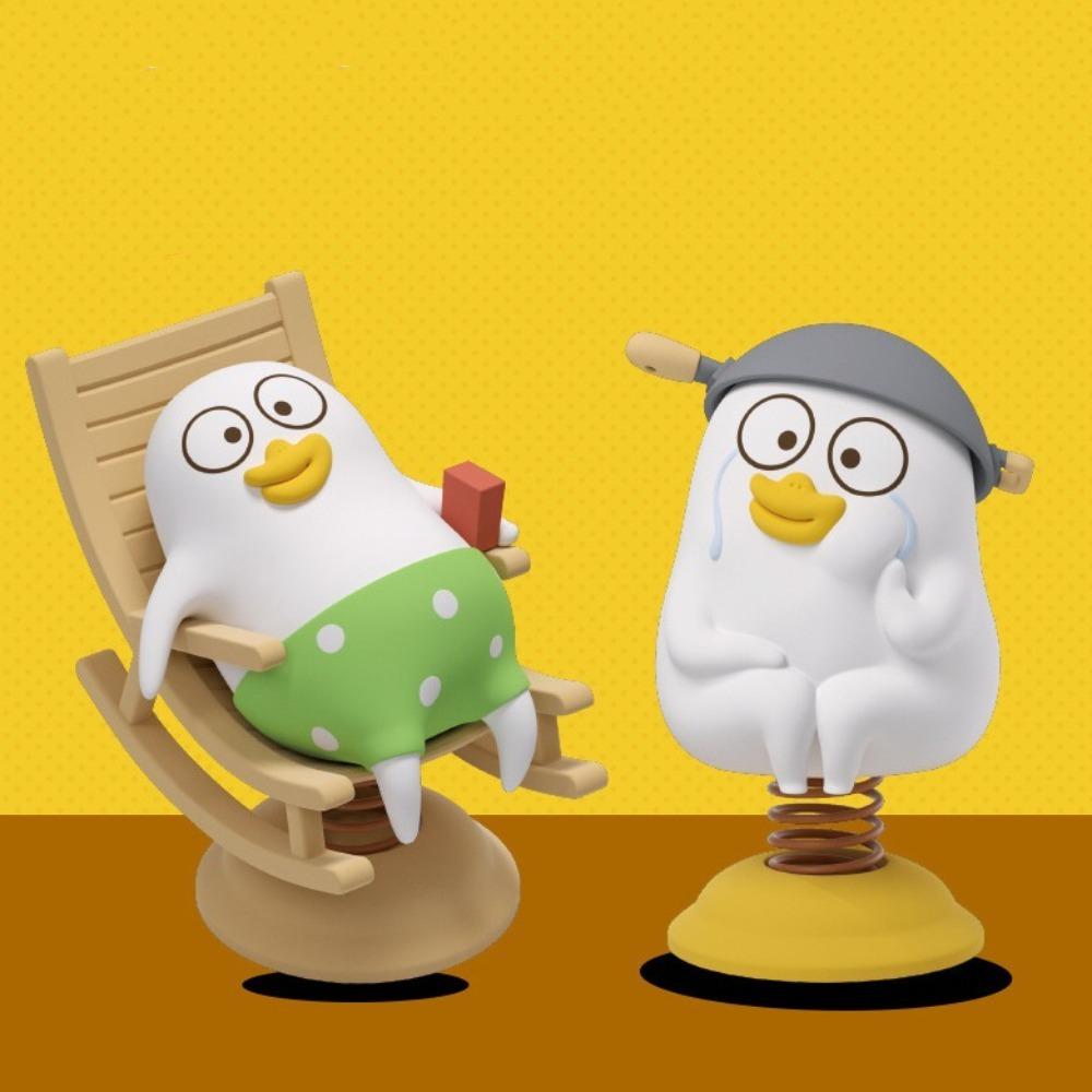 Statue Little Liu Duck Shaking Car Ornaments Collection Car Bobblehead Figure  Home