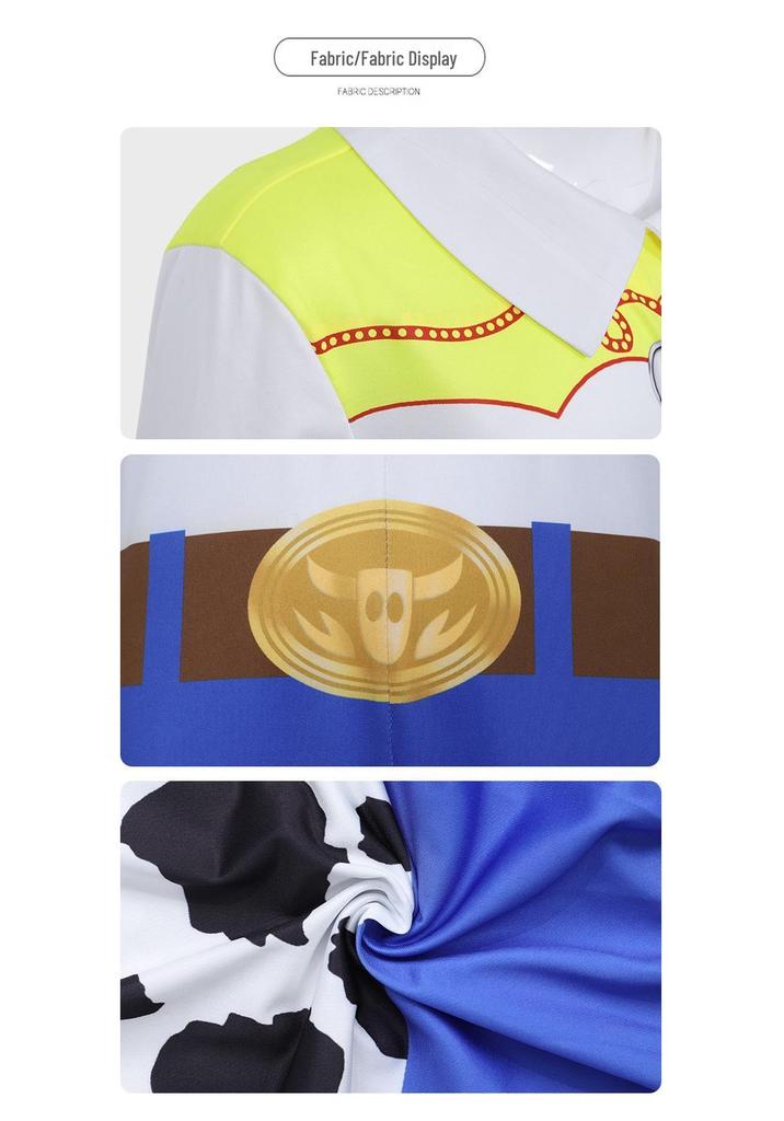 Children's Day Halloween Cosplay: Toy Story 4 Woody & Jessie Costume