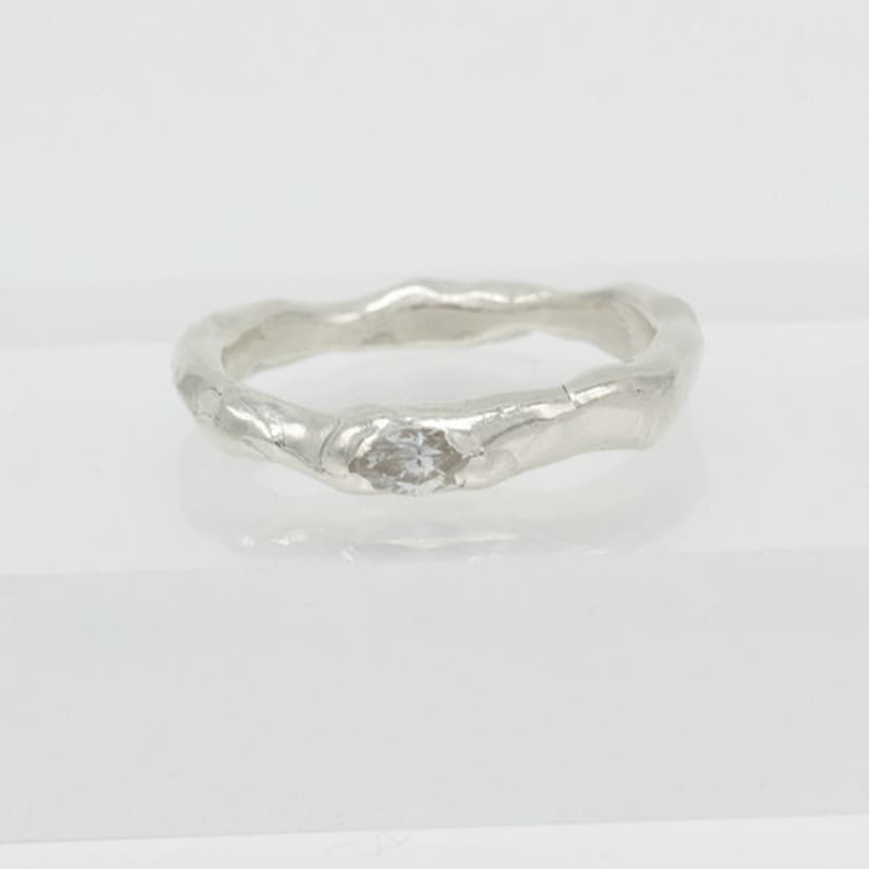 studio curve 1stone ring
