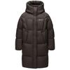Tamboer Unisex Kids' Long Hooded Puffer Down Jacket