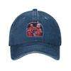 Stephen Bunting Bootleg Washed Denim Baseball Caps Snapback Baseball Hats Breathable Casquette Outdoor Unisex