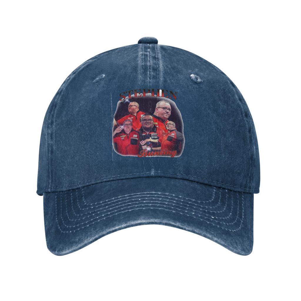 Stephen Bunting Bootleg Washed Denim Baseball Caps Snapback Baseball Hats Breathable Casquette Outdoor Unisex