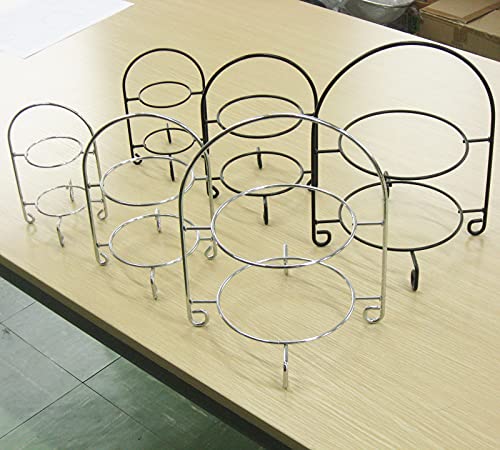 Nagao Cake Stand, 2-Tier, Silver, Large Size, Made in Japan