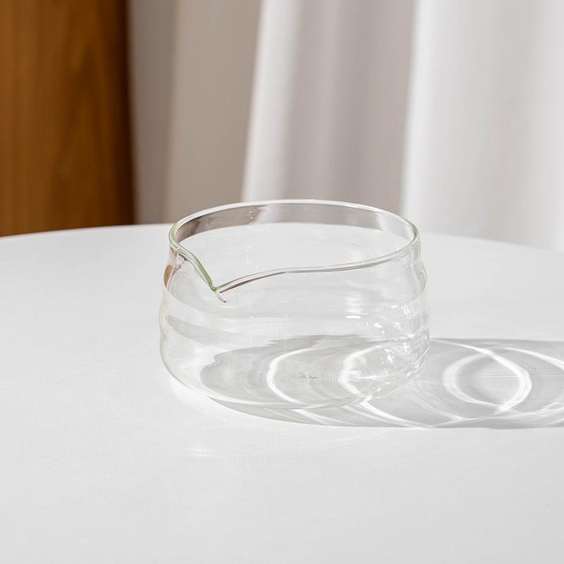 Potbelly Glass Matcha Matcha Bowl Heat-resistant Kung Fu Tea Set Accessories Ceremonial Matchas Mixing Bowl Kitchen tools