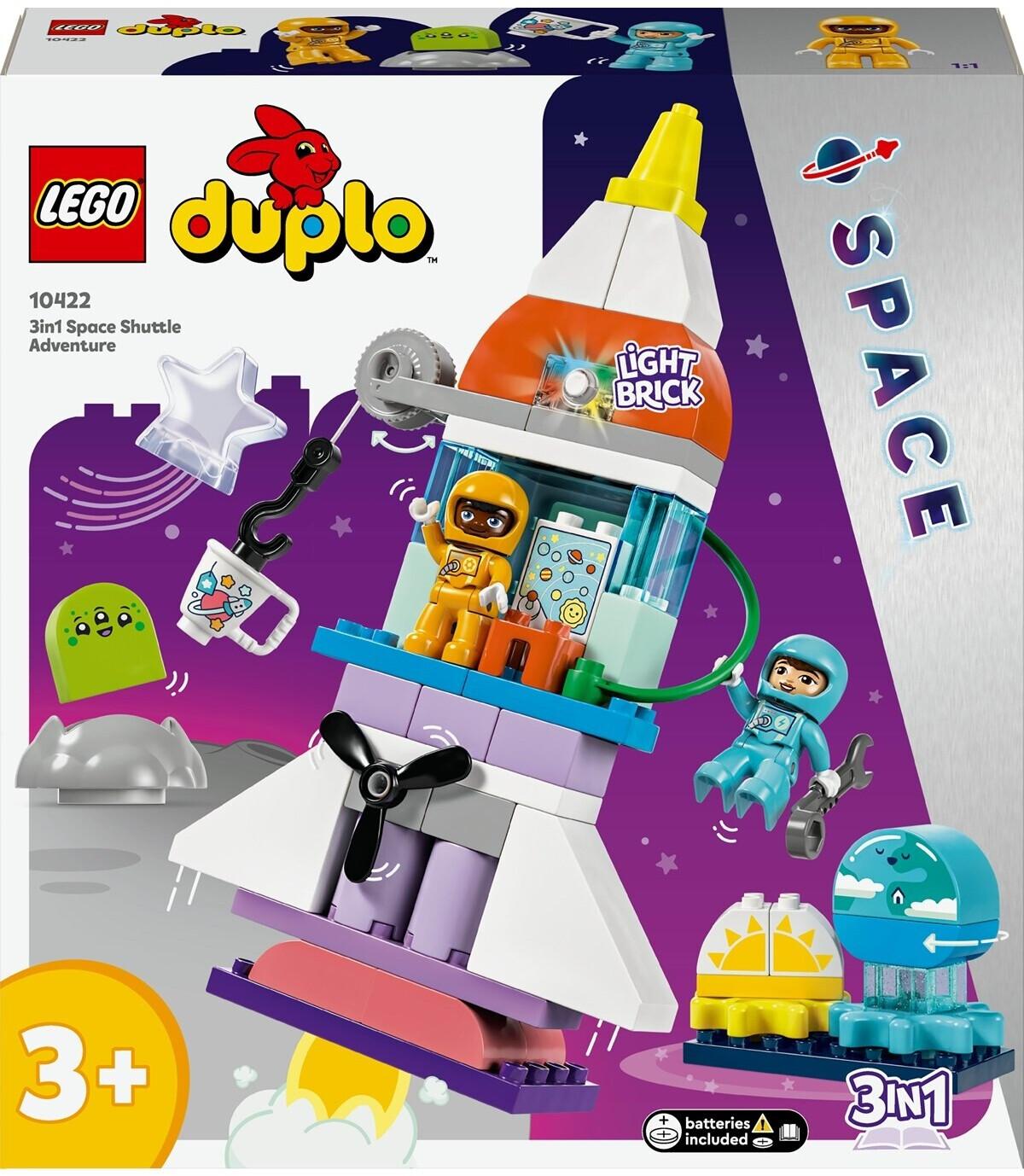 

LEGO конструктор Duplo – Космический корабль Space – 3 – в – 1 космический шаттл для множества приключений (10422)