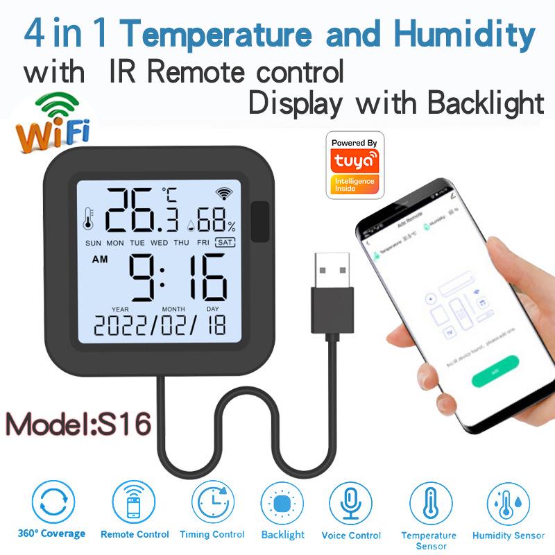 S16Pro Smart WiFi Graffiti Air Conditioner Thermostat and Remote Control