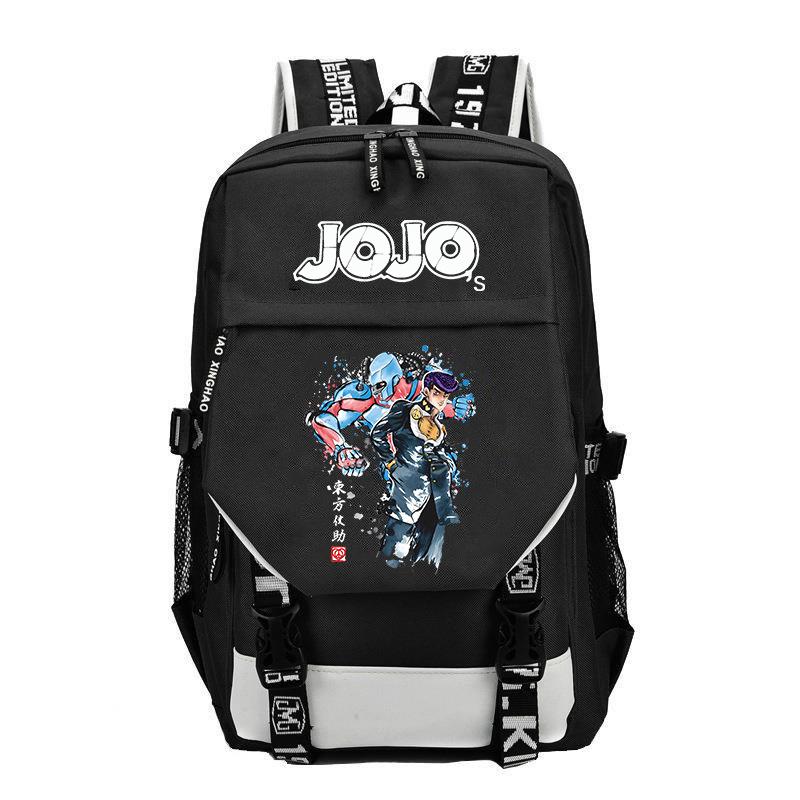 Backpack, Student Animation Fashion Trend Personalized Backpack Men'S And Women'S School Bags