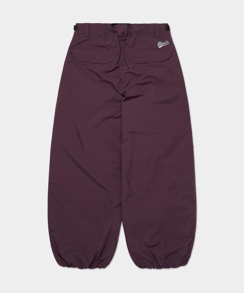 DIMITO Deck Wide Banded Pants (Wide Fit Lv.2) Wine