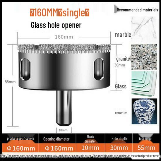 6mm Multifunctional Glass & Tile Drill Bit Set for Marble