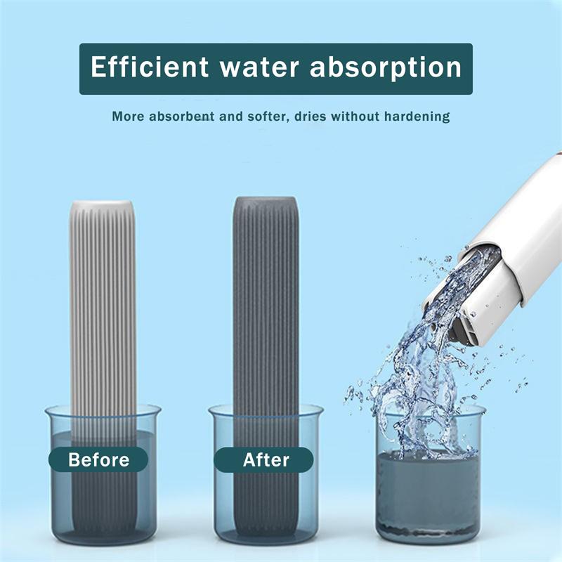 Portable Mini Squeeze Mop Home Kitchen Car Cleaning Mop Desk Cleaner Glass Sponge Cleaning Mop Household Cleaning Tools