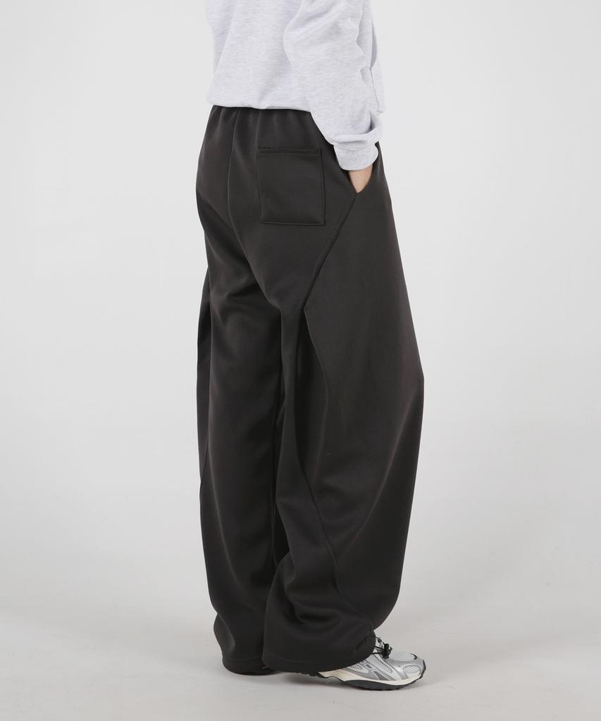 UMM Women'S Side Curve Cut Wide Fit String Pants 3 Colors