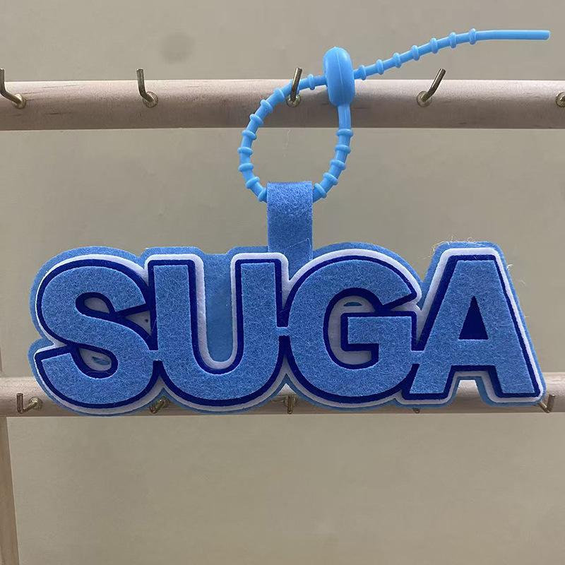 8pcs BTS Bags & Luggage Charms, Celebrity Merchandise, Clothing Decorations, Fan Support Products