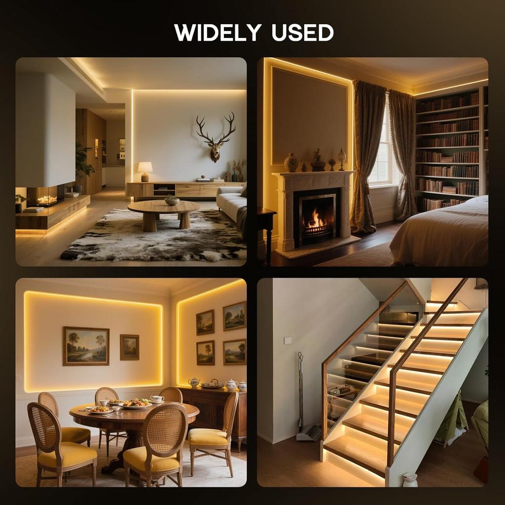 220V COB LED Neonowy Pasek Świetlny Super Jasny 288LEDs/M Wodoodporny Zewnętrzny z Wtyczką EU Dekoracja Domu Ogrodu