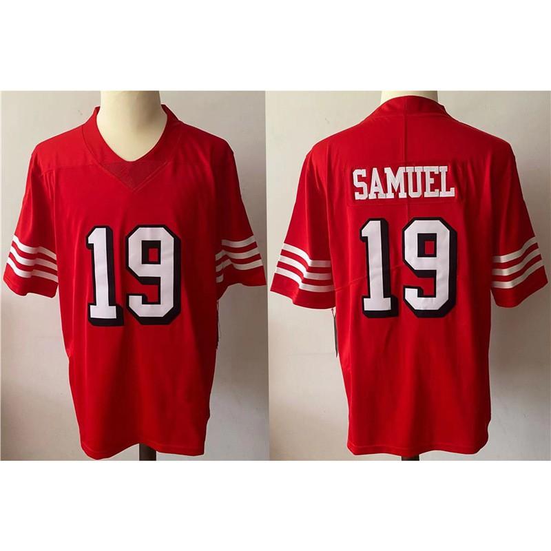 Mens San Francisco 49ers NFL Football Jersey Premium Embroidered Team Sport Shirt Fans Game Day Wear