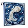 Adults Faux Pearl Painting Kit DIY Kit, 12 Constellation Rhinestone Art Set for Beginners Beginners, Handmade Wooden Frame Fake Wall Decoration