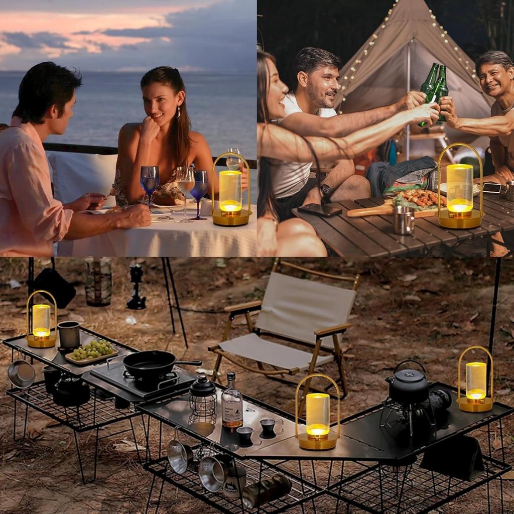 LED touch light, USB charging light, night light, ambient light, suitable for restaurant, bar, party decoration, New Year gifts,