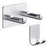 Hair Dryer Holder Wall Mounted Punch Free Storage Rack Hairdryer Comb Shaver Razor Organizer Storage Shelf Bathroom Accessories