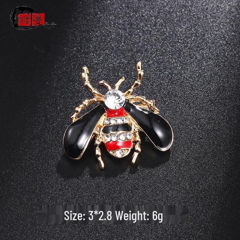 Broche de Abelha: Broche de Inseto Mini Fofo para Gola ou Acessório