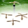 2/3/4 Arm Rotating Brass Nozzle 360° Automatic 3-prong Lawn Flower Bed Sprinkler Garden Agriculture Horticulture Water Sprinkler