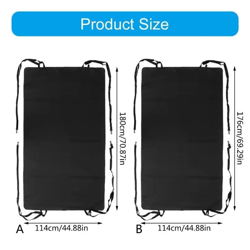 Tailgates Awning Sunshades Cover Waterproof Polyester Cover Motorhome Rear Door Canopy Sun Blockers for Outdoor Camping