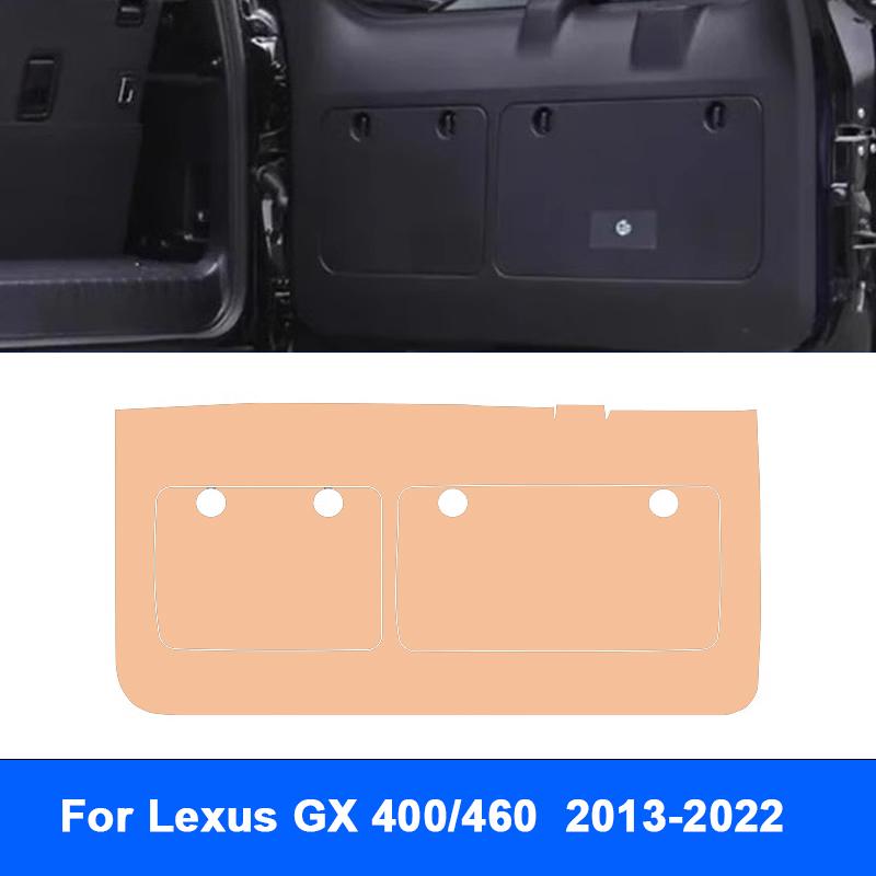 For Lexus GX GX400 GX460 GX550 GX550h 2013-2025 Boot Tailgate Kick Pad Leather Anti Kick Anti-dirty Trunk Door Mat Protection