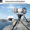 INNOREL LB60 Leveling Base Leveler Adjust Plate Low Center of Gravity Tripod Head Aluminum Alloy Male Thread Fine Thread Maximum Load Capacity 10KG