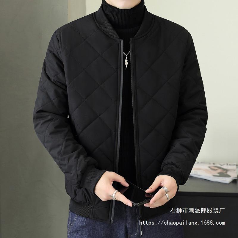 Winter Men's Cotton-padded Jacket Autumn and Winter New Cotton-padded Clothing Casual Warm Baseball Clothing Simple Large Size