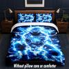 Kakashi Hatake Design Bed Bedding Set 1 Duvet Cover + 2 Pillowcases Soft Breathable Household Bed Linens