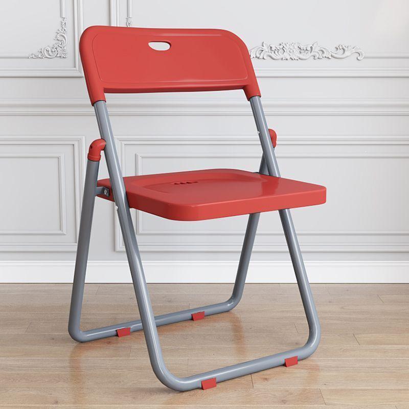 Portable Folding Chair with Backrest for Home, Office, Dining, and Dormitory Use