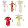 M-Modern-Set Of 5 Colored Plant Propagation Station Mini Glass Terrarium For Plants, Unique Small Glass Vase