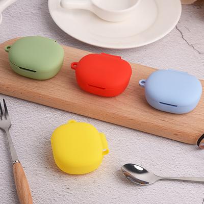 Wireless Headphone Protective Cover Shockproof Impact Resistant Silicone Protective Sleeve Headset Accessories for Redmi Buds 4 Lite