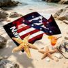 Custom Name Personalized Football Team Print Beach Towel, for Trip Camping Beach Party Home Decor, Birthday Gift for Family & Friends