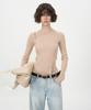 INSILENCE WOMEN Lace-Up Slim Fit Pullover Pink Beige
