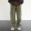 Men's Overalls Drawstring  Multi Pocket Casual Pants Hiking Pants Cotton Twill Pants