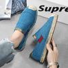 Red Summer Fisherman Shoes Men Breathable Linen Casual Shoes Man Flats Lightweight Comfy Lazy Shoes For Men Zapatos Para Hombre