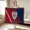 Cagliari Calcio Print Flannel Blanket High Quality Warm Comfortable Cover for All Seasons Perfect for Gifts Home Decor
