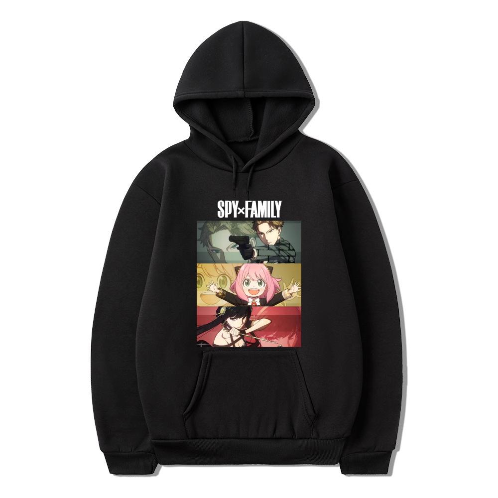 Spy × Family Anime Print Fashion Casual Hooded Sweater