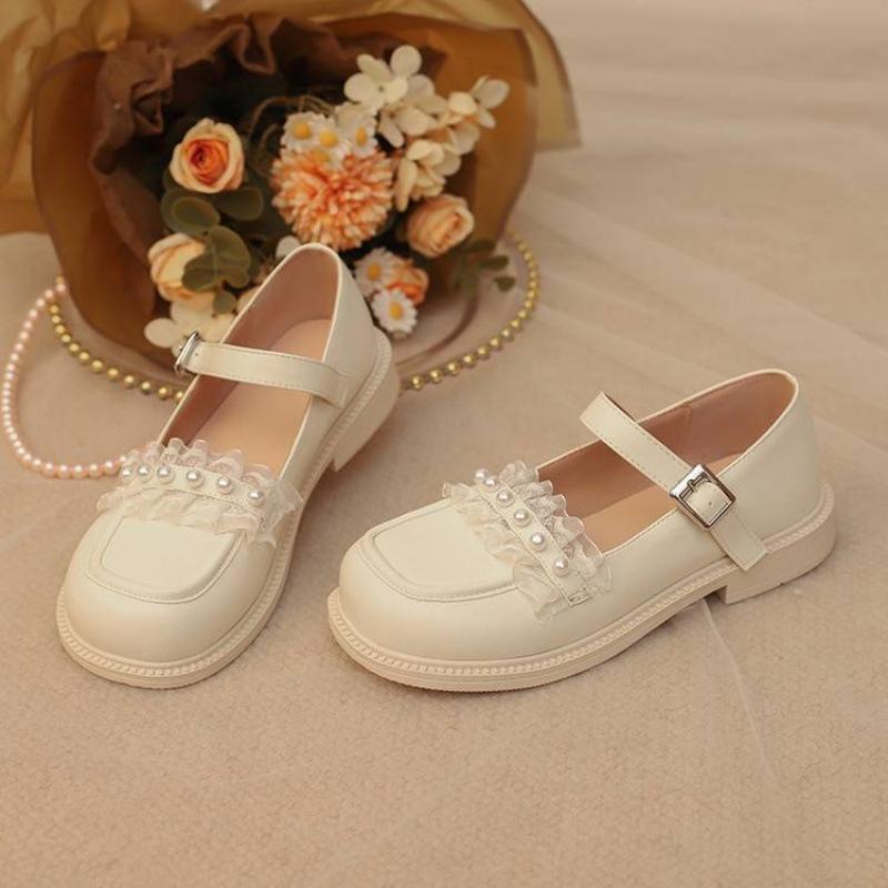 Neue Kinder Hanfu Schuhe Plateau rutschfest Prinzessin Schuhe Cheongsam Einzel Schuhe Schnalle Nationalstil Mittelschule Kinderschuhe vier Jahreszeiten
